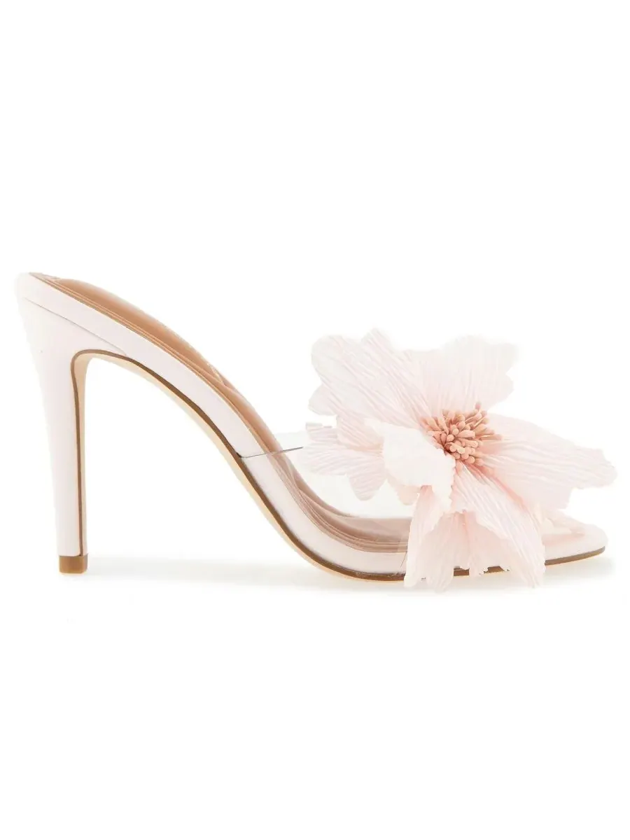 Женские сандалии на каблуке Joxa Flower Christian Siriano — изображение 2 из 3, розовый