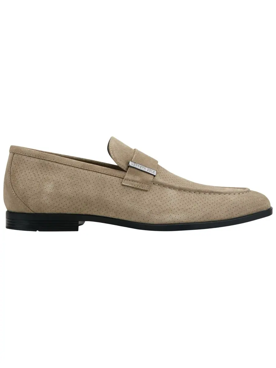 Мужские лоферы Sylvan без шнурков Kenneth Cole New York — изображение 2 из 5, бежевый