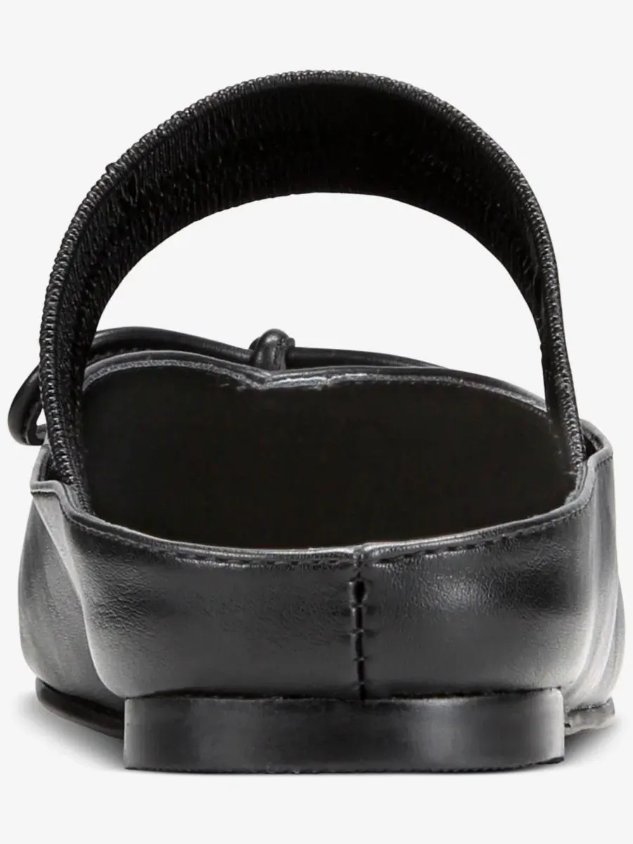 Женские балетки-мюли Addison Mary Jane - в наличии большие размеры SMASH Shoes — изображение 3 из 6, черный