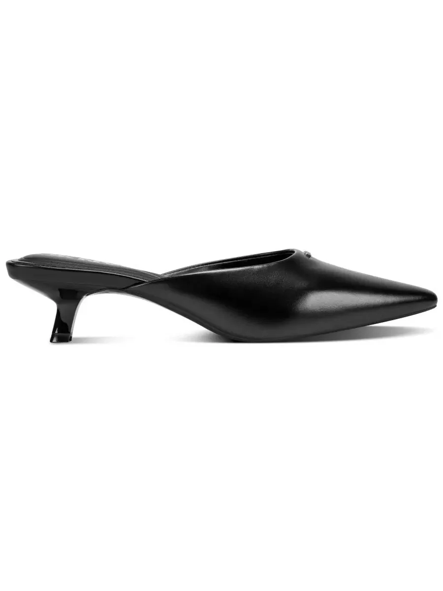 Туфли-мюли с острым носком и каблуком-рюмочкой Nabil Mule DKNY — изображение 2 из 5, черный
