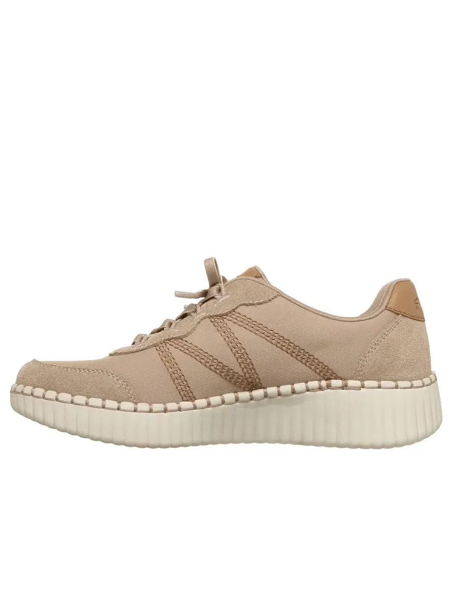 Кроссовки женские с принтом, модель Wilshire Blvd - City Luxe Skechers — изображение 3 из 6, темный натуральный