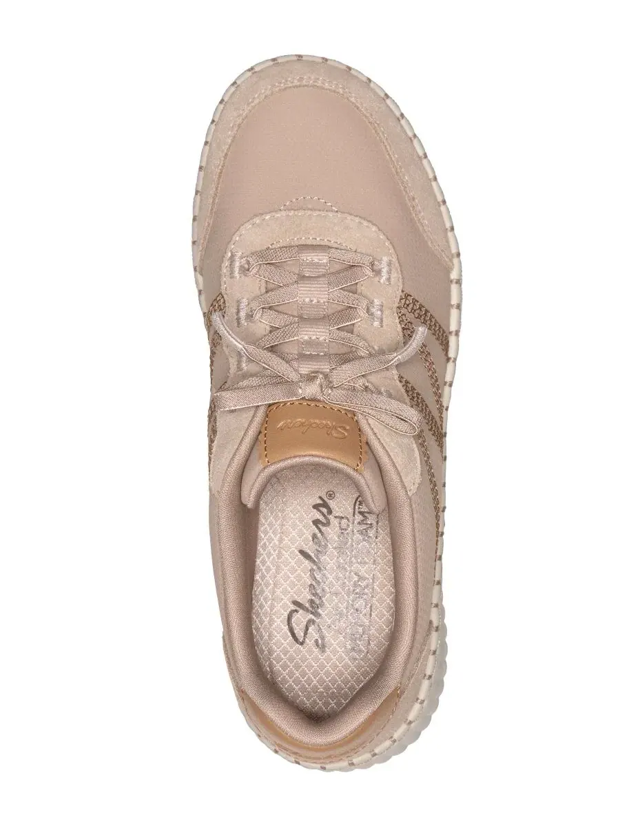 Кроссовки женские с принтом, модель Wilshire Blvd - City Luxe Skechers — изображение 5 из 6, темный натуральный