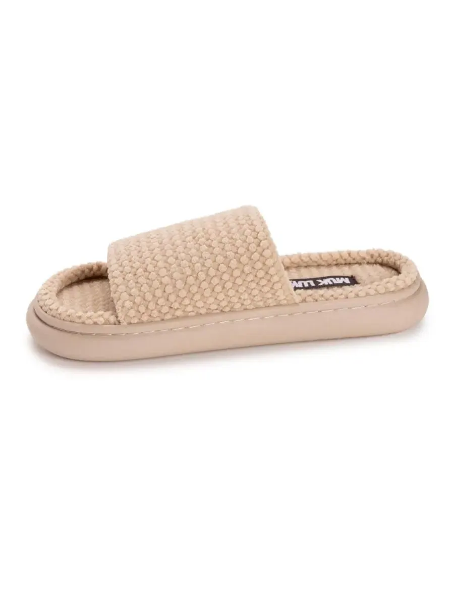 Женские шлепанцы Marsai Slide Slipper MUK LUKS — изображение 7 из 9, пшеница