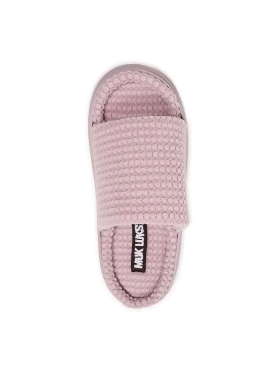 Домашние тапочки-слайды Marsai Slide Slipper MUK LUKS, Dusted Lavender — изображение 5 из 9