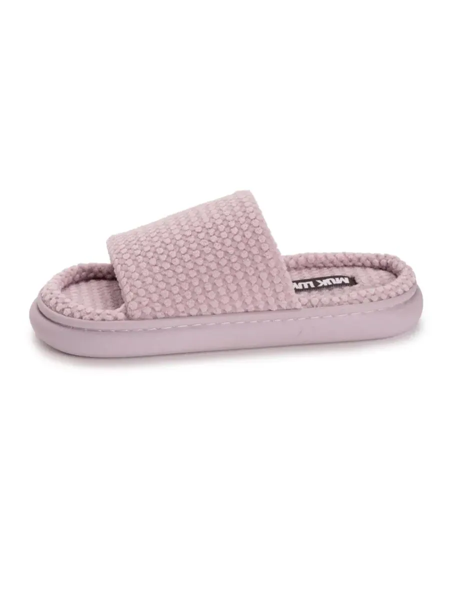 Домашние тапочки-слайды Marsai Slide Slipper MUK LUKS, Dusted Lavender — изображение 7 из 9