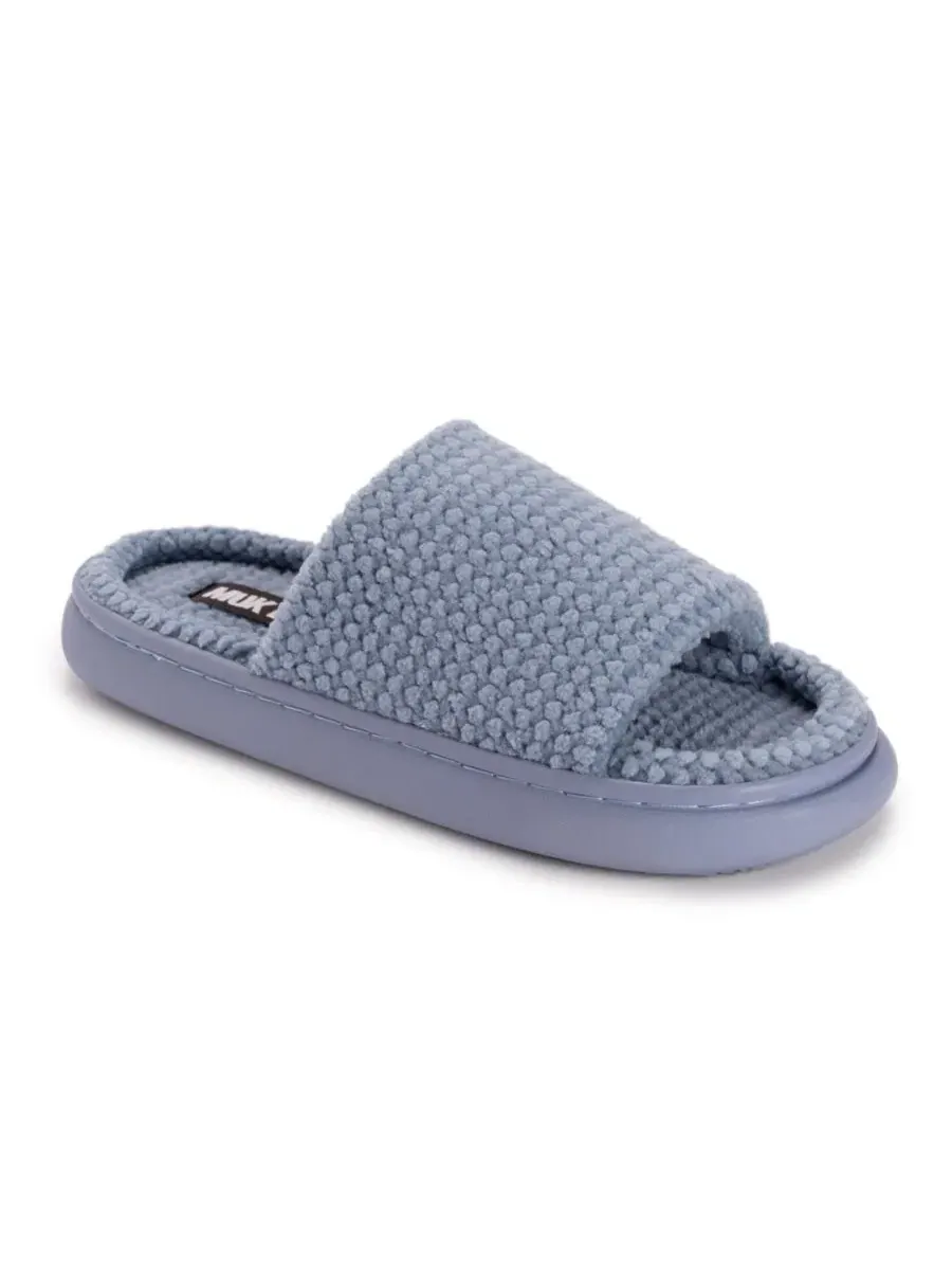 Шлепанцы-слайды Marsai Slide из полиэстера MUK LUKS — изображение 1 из 9, синий