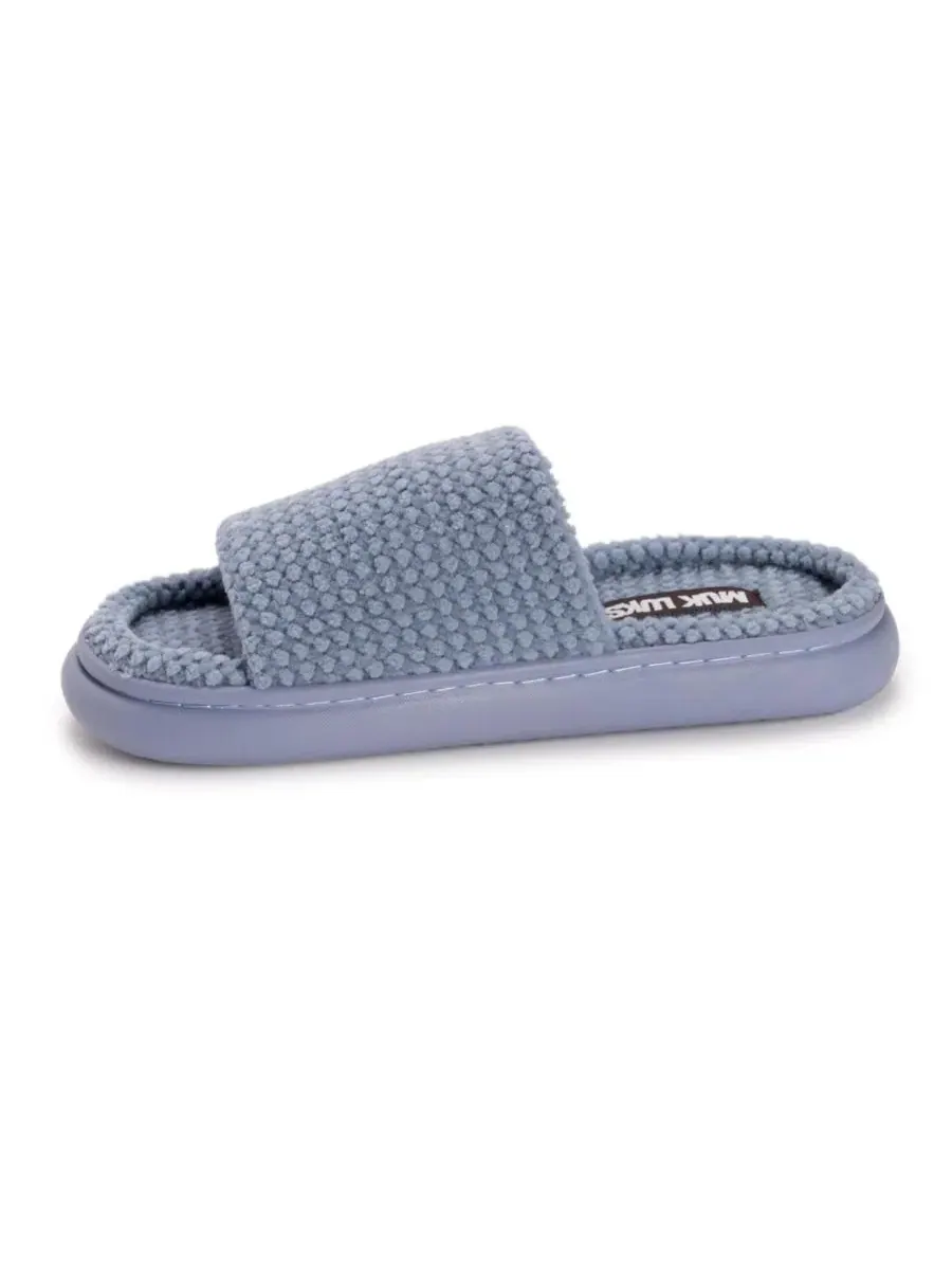 Шлепанцы-слайды Marsai Slide из полиэстера MUK LUKS — изображение 8 из 9, синий