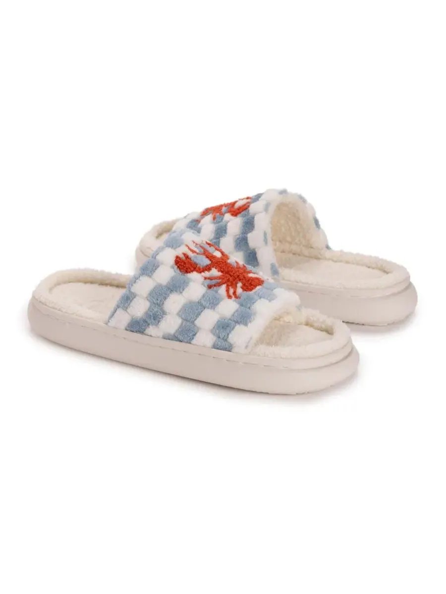Женские тапочки-слайды Marsai Slide MUK LUKS — изображение 4 из 9, синий