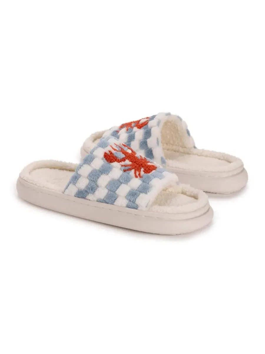 Женские тапочки-слайды Marsai Slide MUK LUKS — изображение 5 из 9, синий