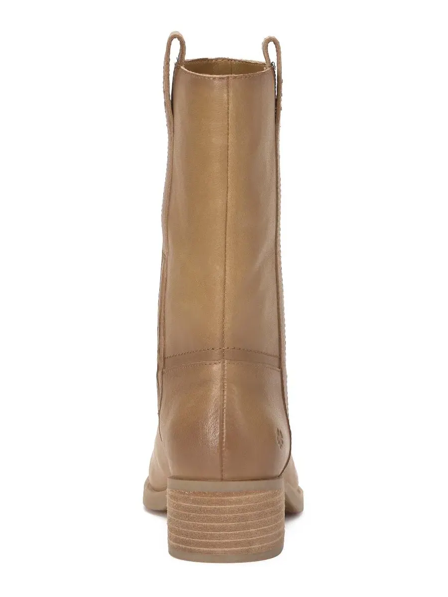 Женские сапоги для верховой езды с круглым носком Hydee Mid Shaft Lucky Brand, Buttercream Leather — изображение 3 из 5