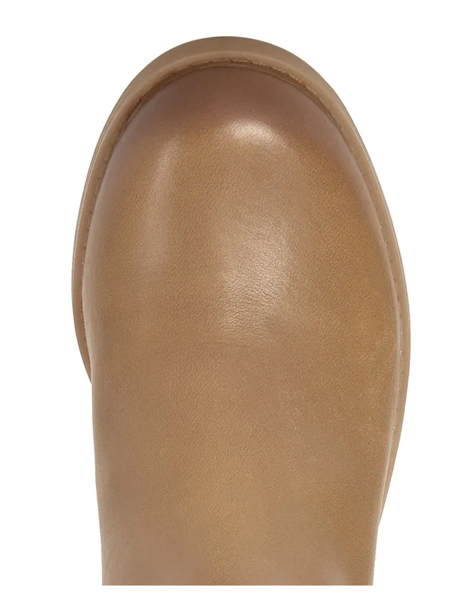 Женские сапоги для верховой езды с круглым носком Hydee Mid Shaft Lucky Brand, Buttercream Leather — изображение 4 из 5