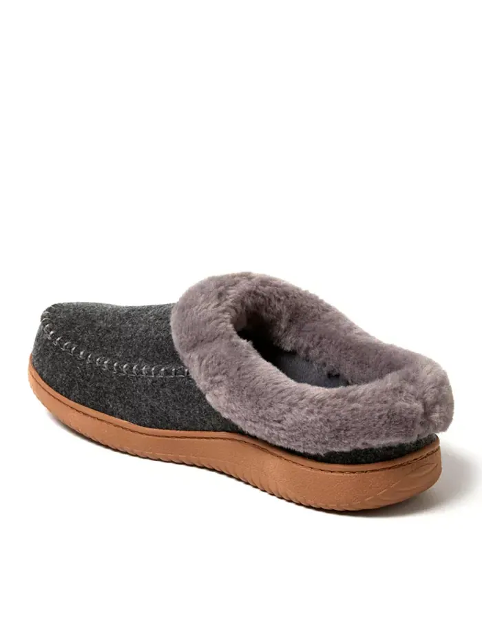 Мужские тапочки Baro Energy Return Clog House Shoe Dearfoams — изображение 2 из 5, темный серый