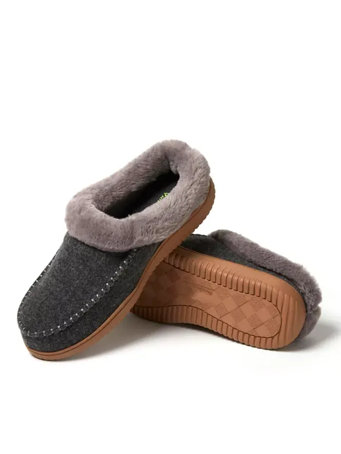 Мужские тапочки Baro Energy Return Clog House Shoe Dearfoams — изображение 3 из 5, темный серый