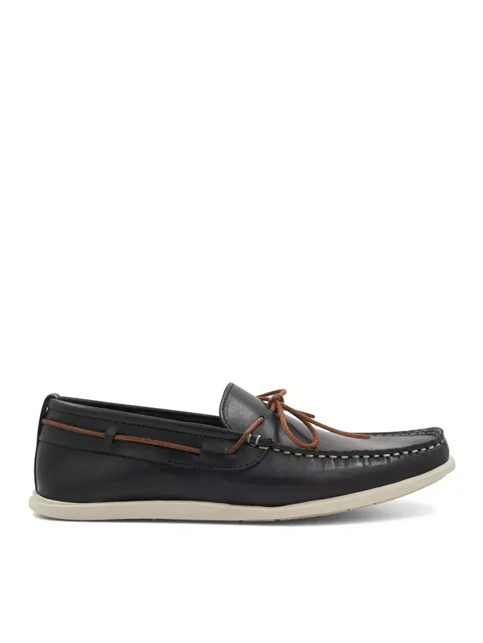 Мужские лодочные туфли Starboard Moc Toe M Line By Bruno Magli — изображение 2 из 6, черный