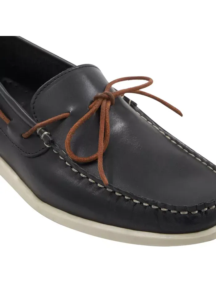 Мужские лодочные туфли Starboard Moc Toe M Line By Bruno Magli — изображение 4 из 6, черный
