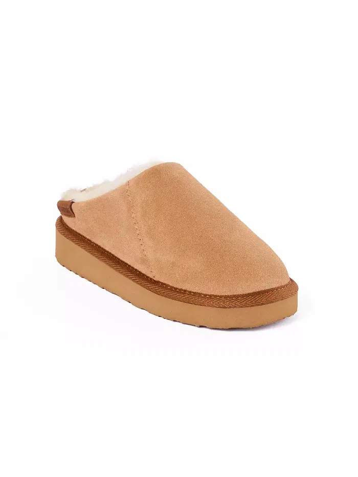 Женские замшевые тапочки Coze Around Clog Minnetonka