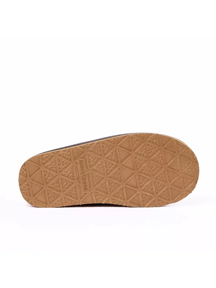 Женские замшевые тапочки Coze Around Clog Minnetonka — изображение 5 из 6, серый