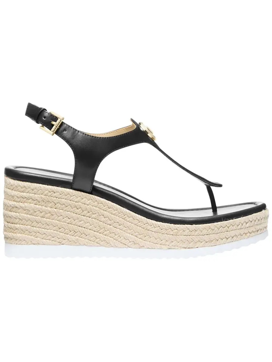 Женские сандалии на танкетке Val Thong Michael Kors — изображение 2 из 4, черный