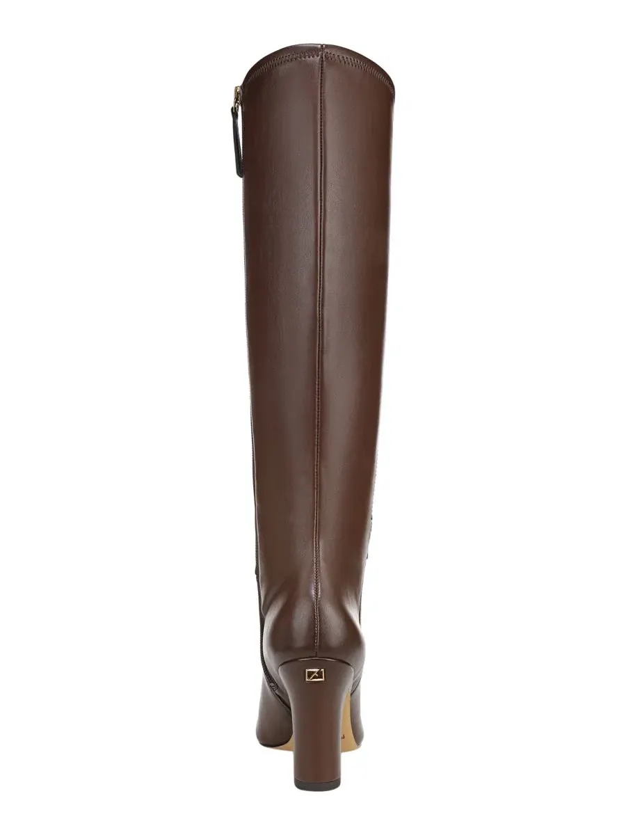 Женские сапоги Franco Sarto Walnut Brown Faux Leather — изображение 3 из 5, коричневый