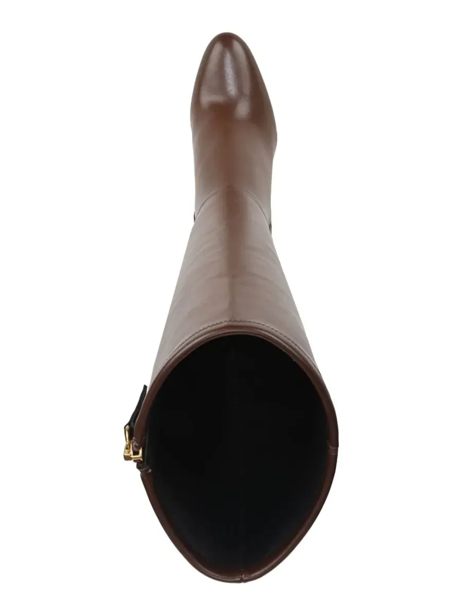 Женские сапоги Franco Sarto Walnut Brown Faux Leather — изображение 4 из 5, коричневый