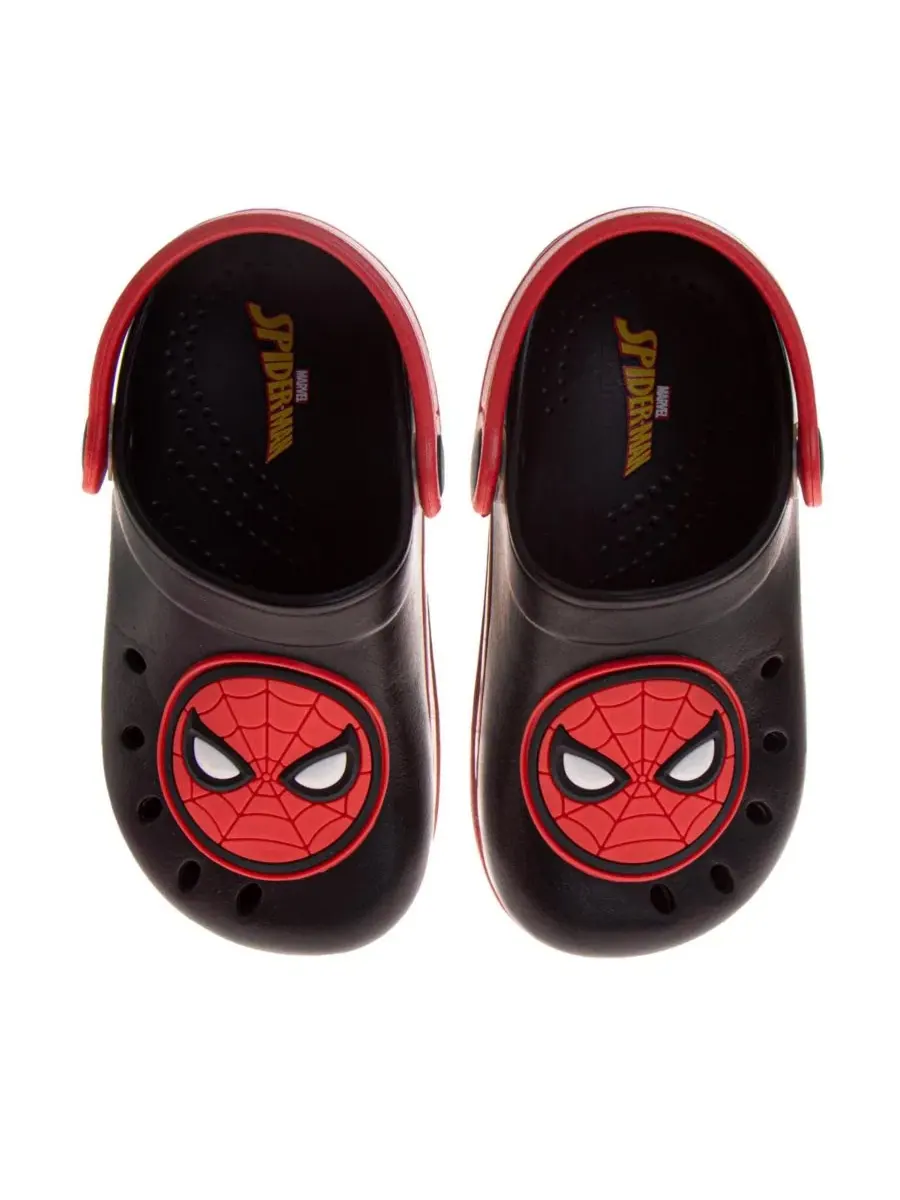 Клоги Marvel Spider-Man с принтом — изображение 4 из 6, черный
