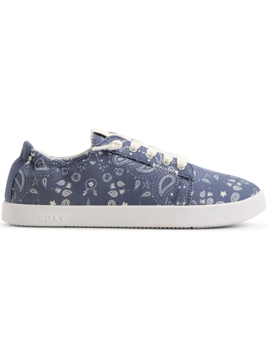 Кроссовки повседневные с текстурным верхом Mauka Lace-Up Roxy — изображение 2 из 5, синий индиго