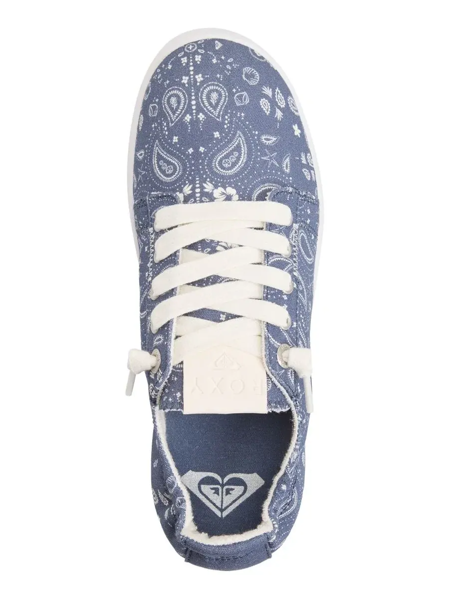 Кроссовки повседневные с текстурным верхом Mauka Lace-Up Roxy — изображение 4 из 5, синий индиго
