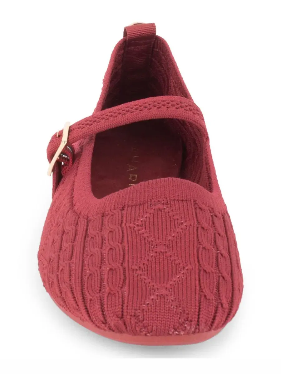 Женские балетки Montpellier Slip-On Mary Jane Tahari — изображение 6 из 6, бордовый