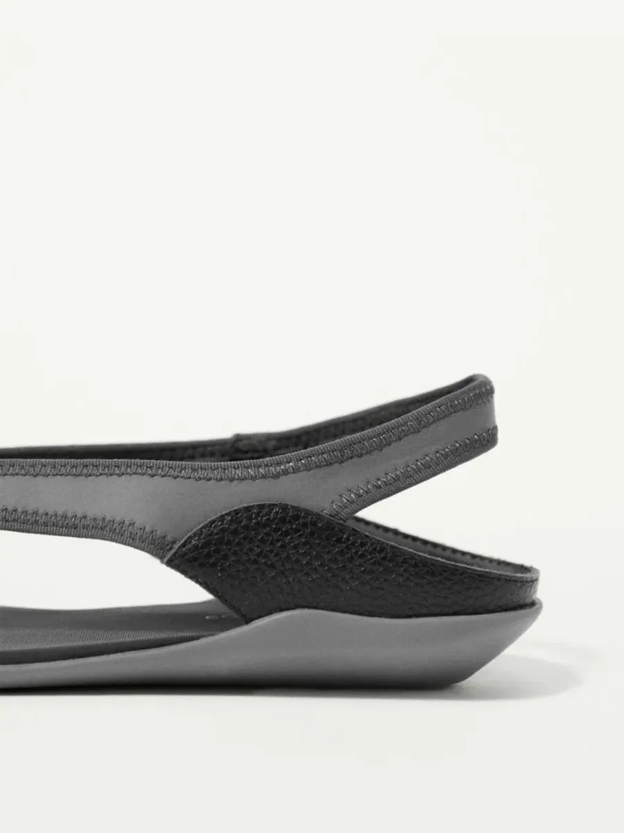 Сандалии с открытым носком и ремешком на мыске, Neoprene Strap MANGO — изображение 2 из 7, серый