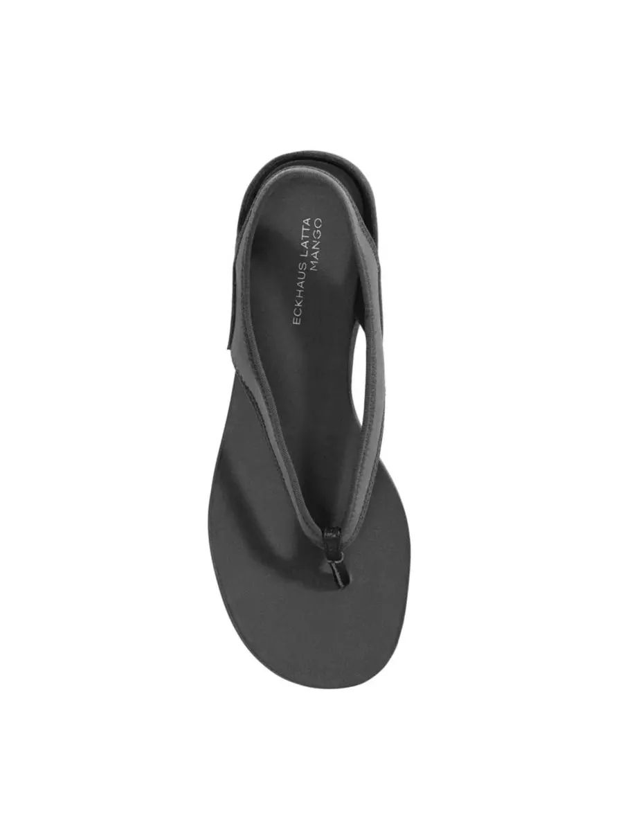 Сандалии с открытым носком и ремешком на мыске, Neoprene Strap MANGO — изображение 3 из 7, серый