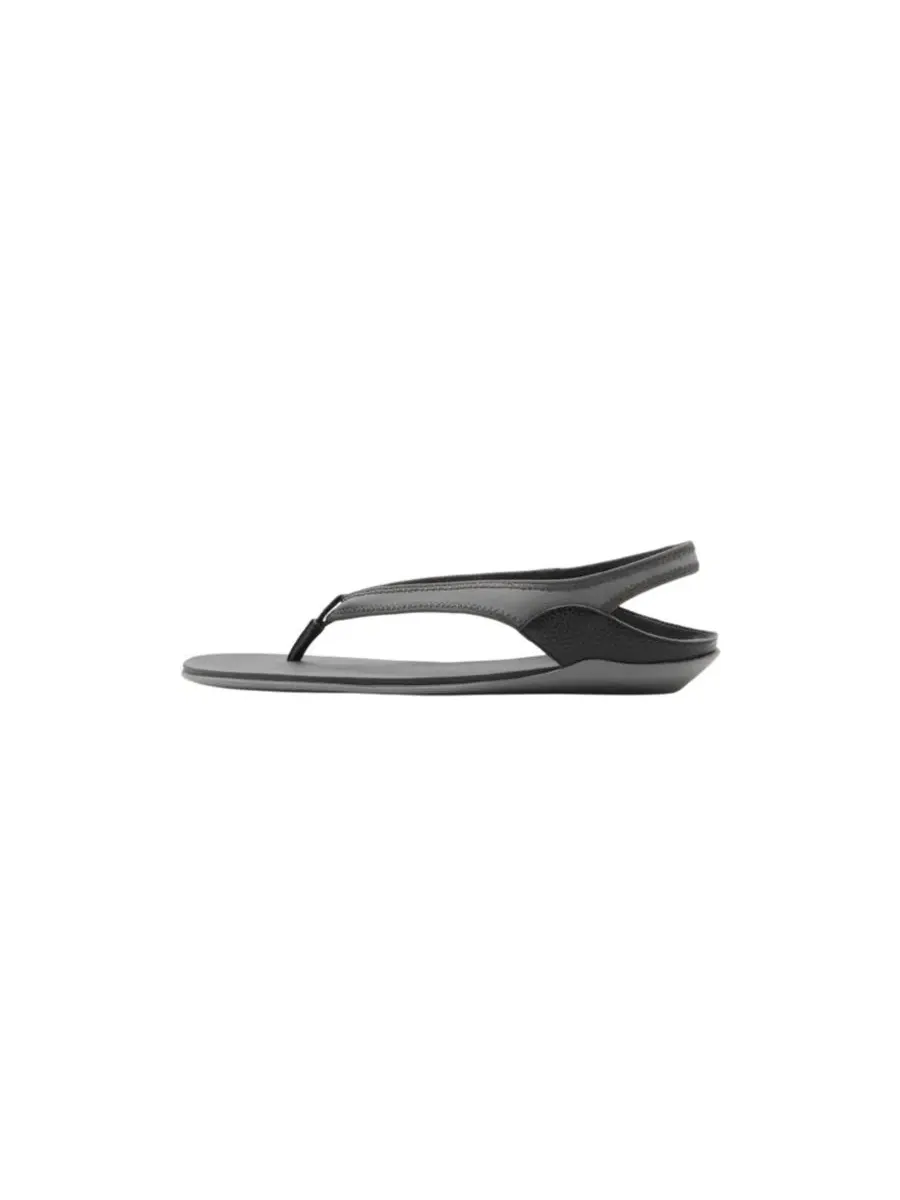 Сандалии с открытым носком и ремешком на мыске, Neoprene Strap MANGO — изображение 5 из 7, серый