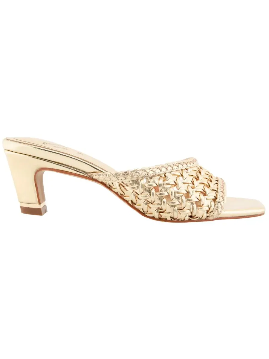 Босоножки-сандалии Arita Single Strap Slip-On Kenneth Cole New York — изображение 2 из 8, золотистый