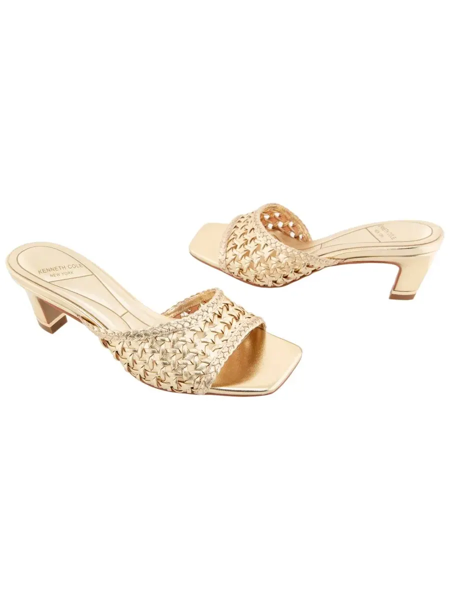 Босоножки-сандалии Arita Single Strap Slip-On Kenneth Cole New York — изображение 6 из 8, золотистый