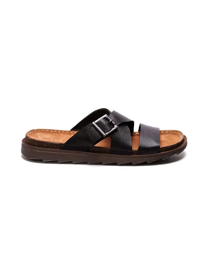 Мужские сандалии Baliya One Strap A. Veer — изображение 4 из 6, черный