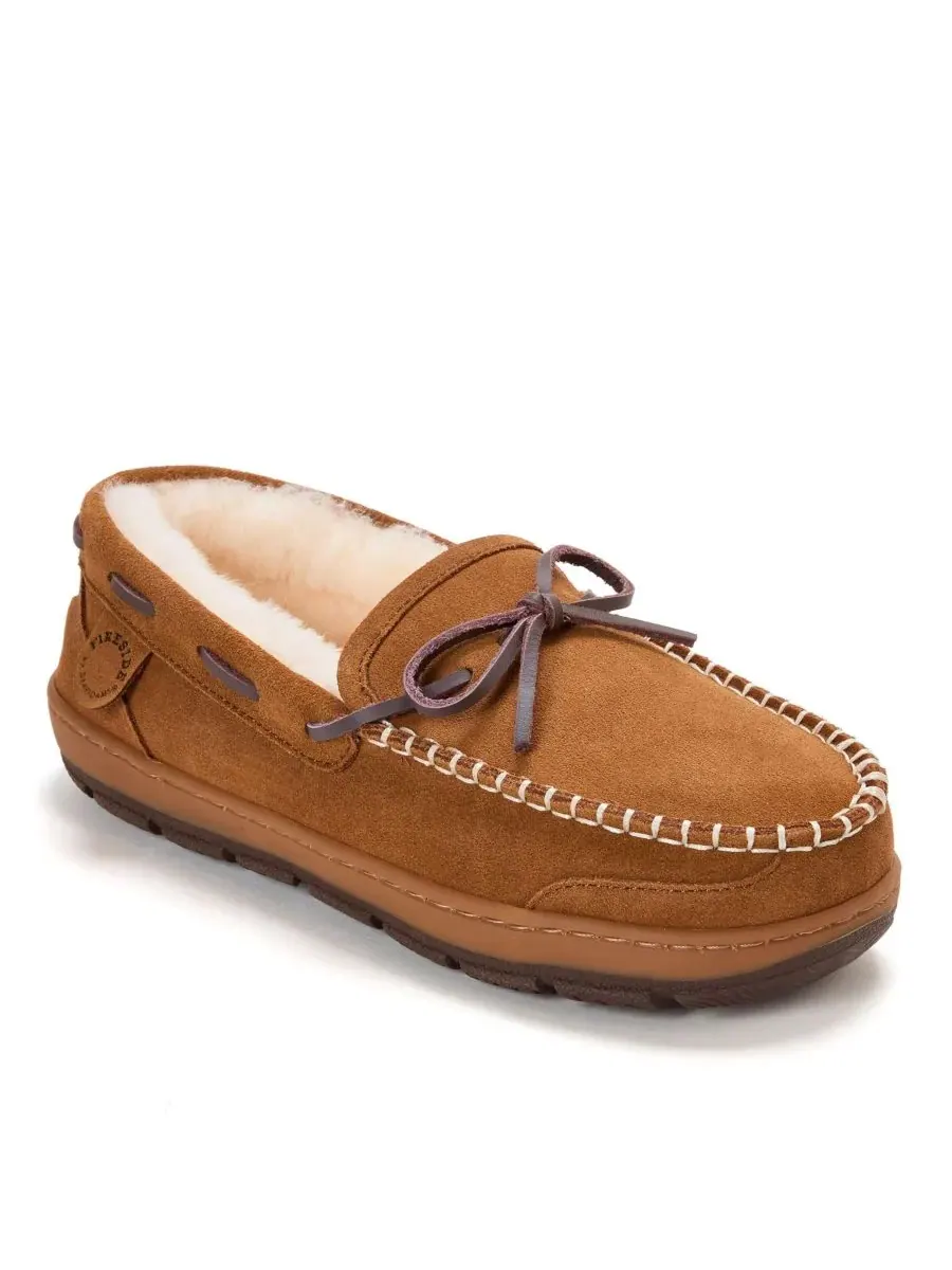 Dearfoams Мужские мокасины Forster из натуральной овчины