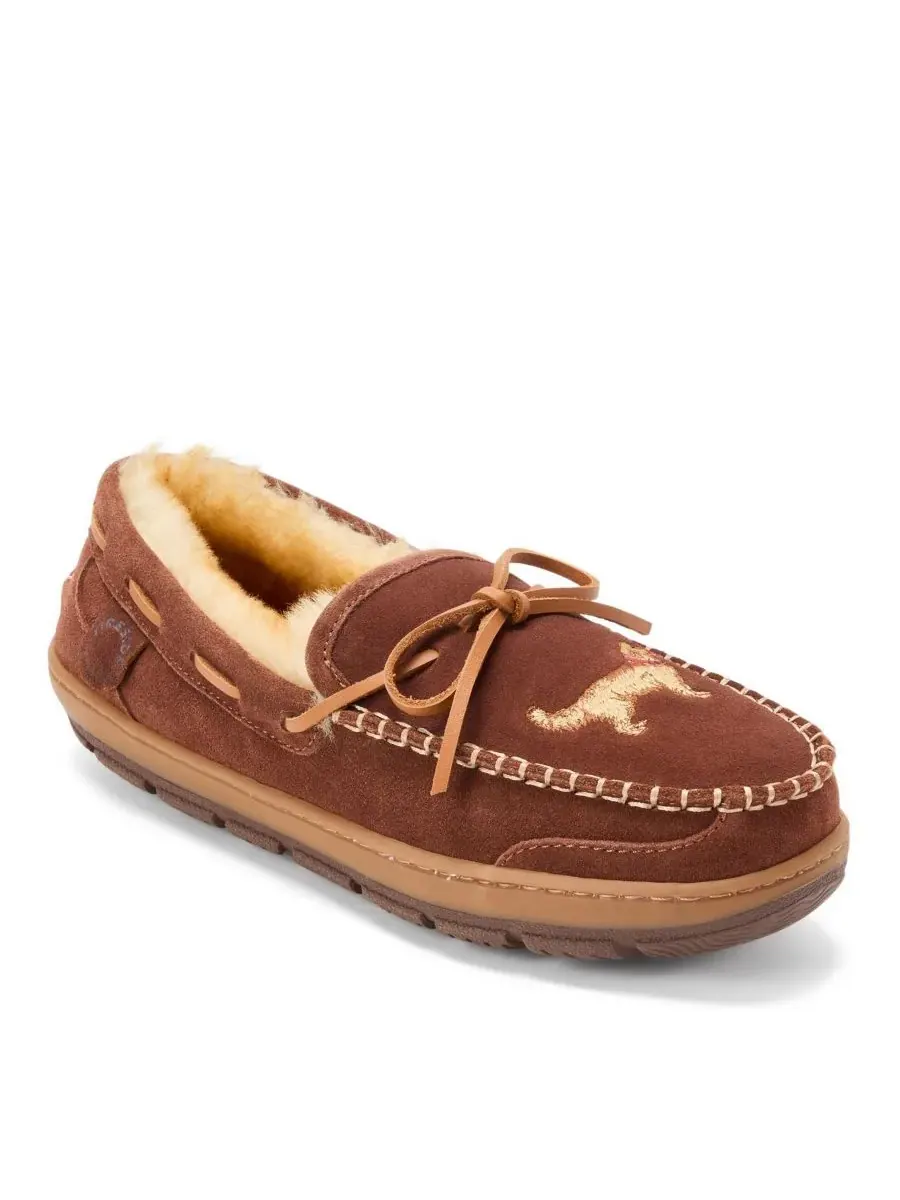 Dearfoams Мужские мокасины Forster из натуральной овчины