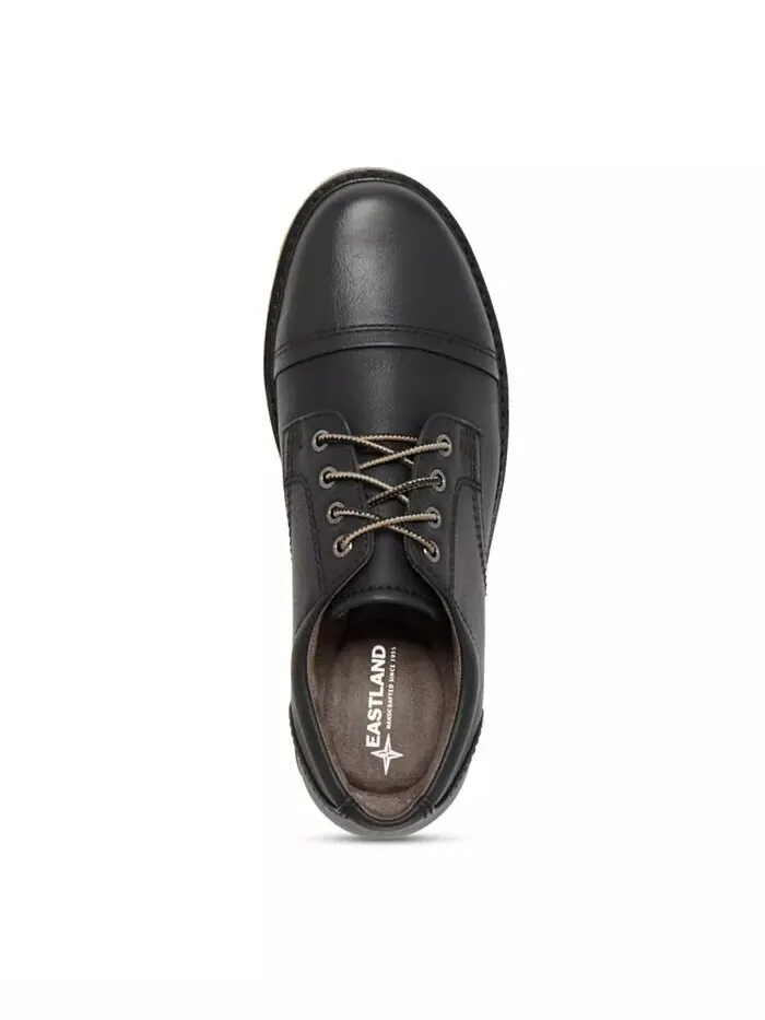 Мужские туфли-оксфорды Ike Cap Toe Eastland Shoe — изображение 2 из 8, черный