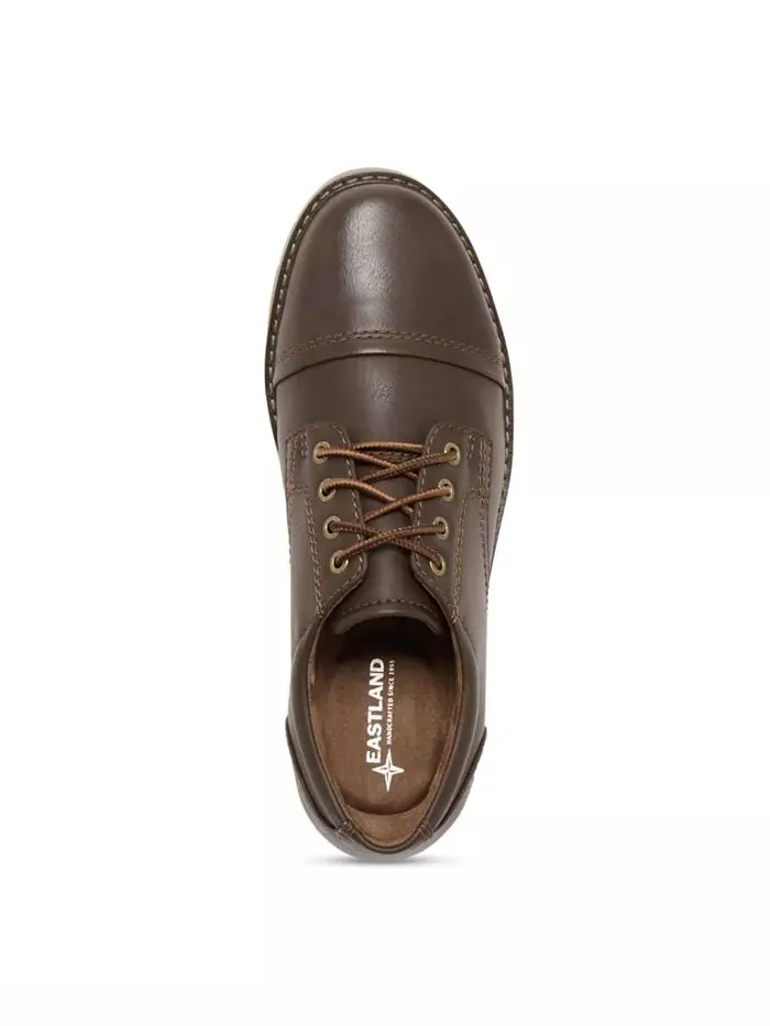Мужские туфли-оксфорды Ike Cap Toe Eastland Shoe — изображение 2 из 9, коричневый