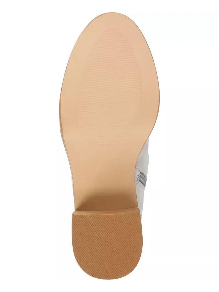 Женские сапоги Romilly Wide Width Round Toe Block Cabble High до колена Journee Collection — изображение 5 из 8, серый