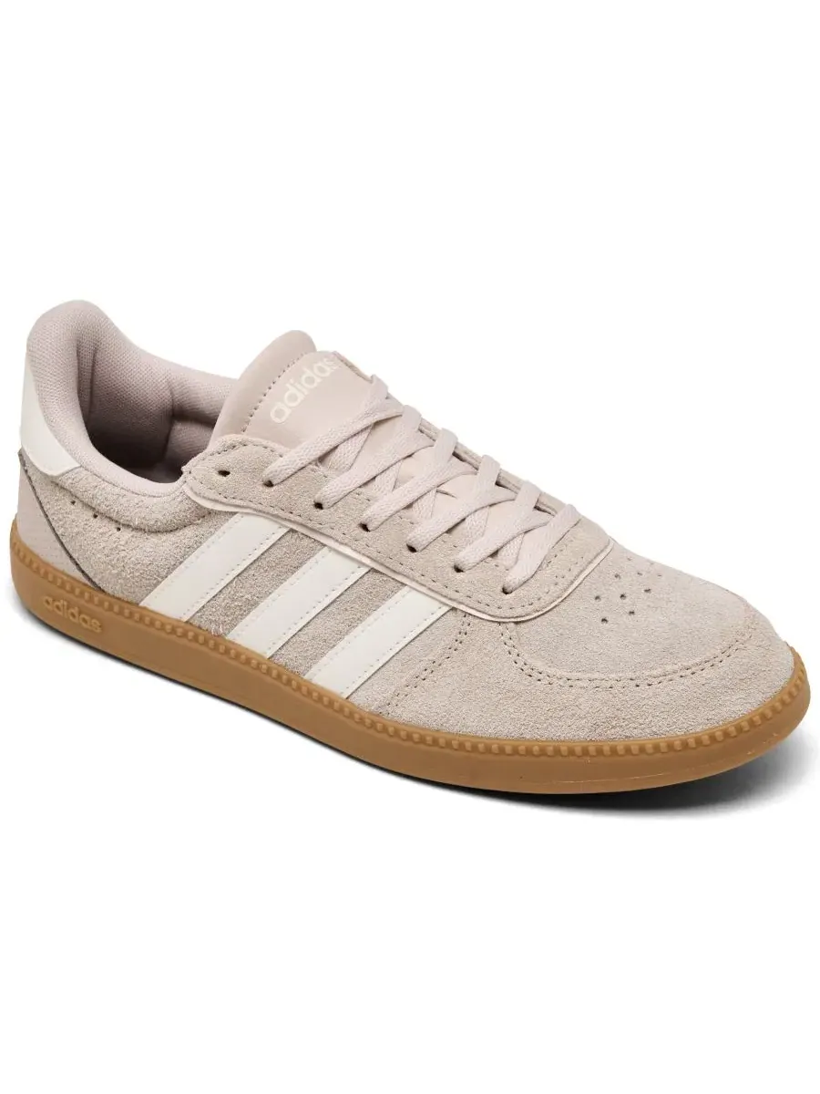 Кроссовки женские с леопардовым принтом, модель Breaknet Sleek adidas, Putty Mauve