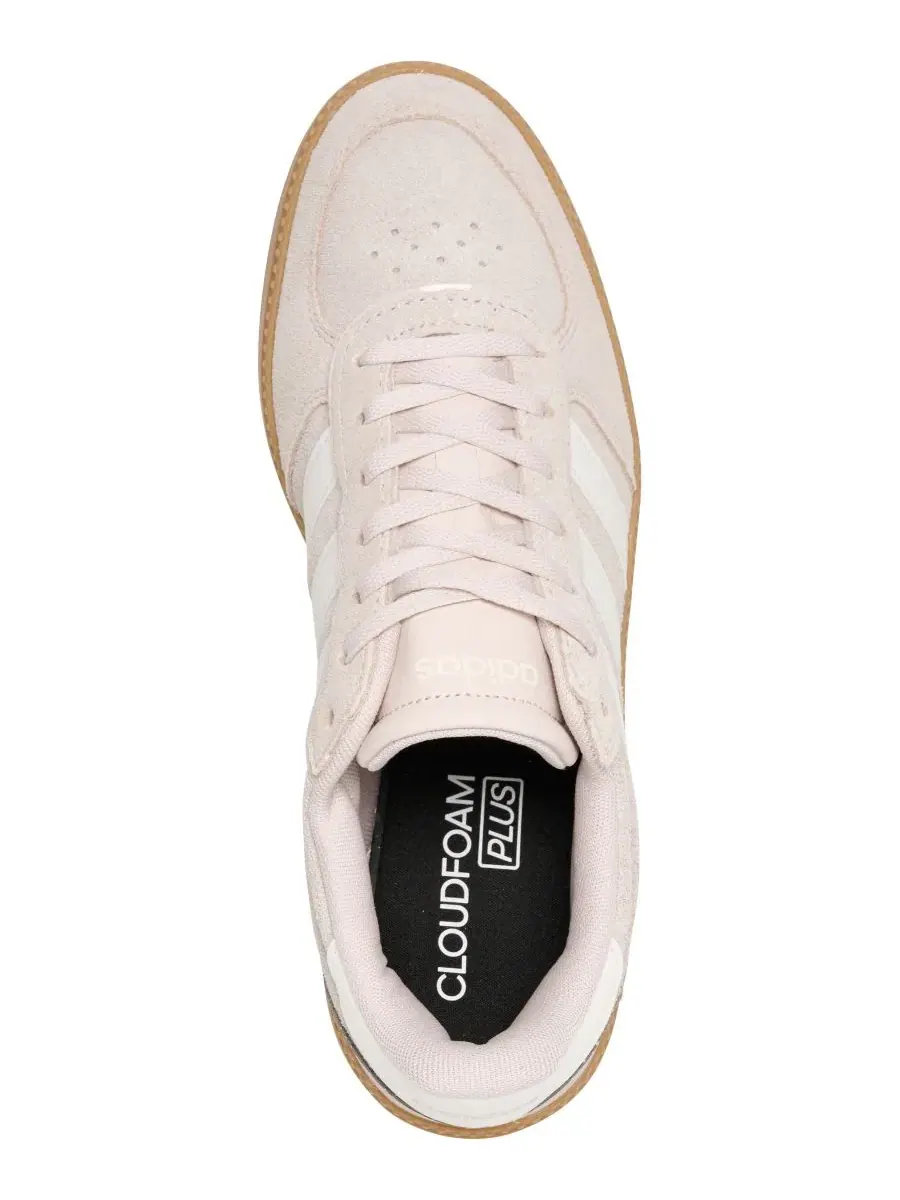 Кроссовки женские с леопардовым принтом, модель Breaknet Sleek adidas, Putty Mauve — изображение 5 из 6, белый