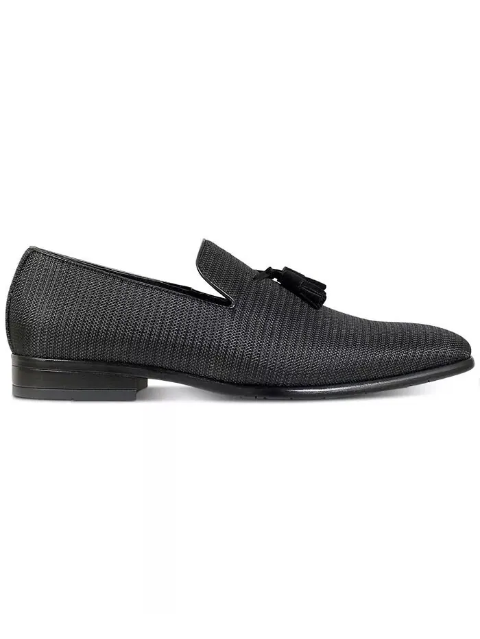 Мужские лоферы Tazewell Plain Toe Tassel Slip-on Stacy Adams — изображение 2 из 7, черный