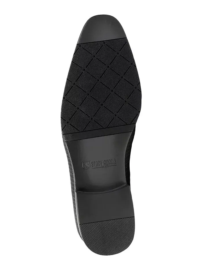 Мужские лоферы Tazewell Plain Toe Tassel Slip-on Stacy Adams — изображение 3 из 7, черный