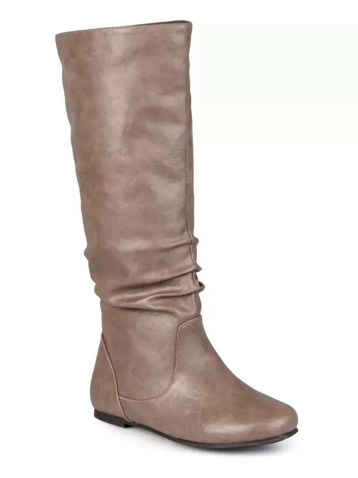 Женские сапоги Jayne Wide Calf Slouchy Knee High Journee Collection — изображение 1 из 5, тауп
