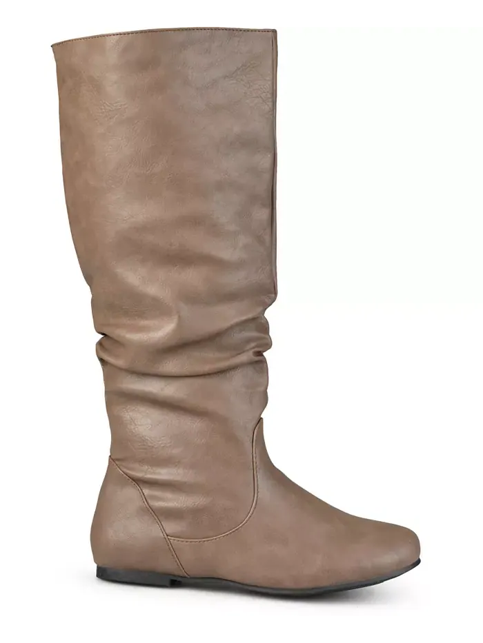Женские сапоги Jayne Wide Calf Slouchy Knee High Journee Collection — изображение 2 из 5, тауп