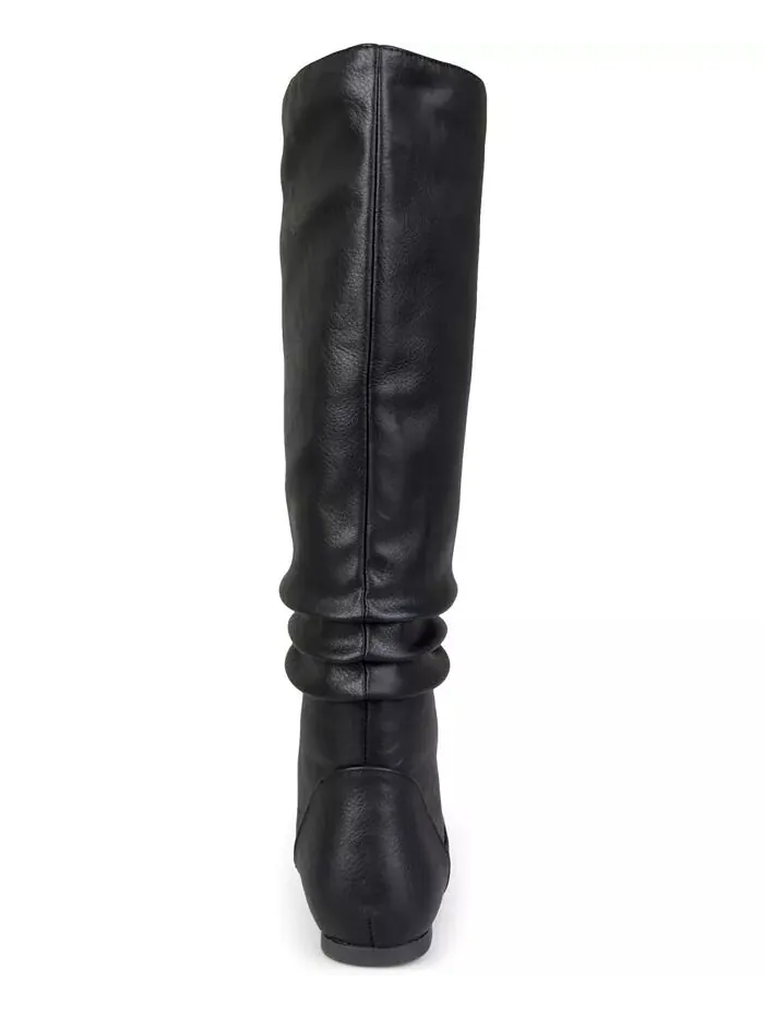 Женские сапоги Jayne Wide Calf Slouchy выше колена Journee Collection — изображение 3 из 10, черный
