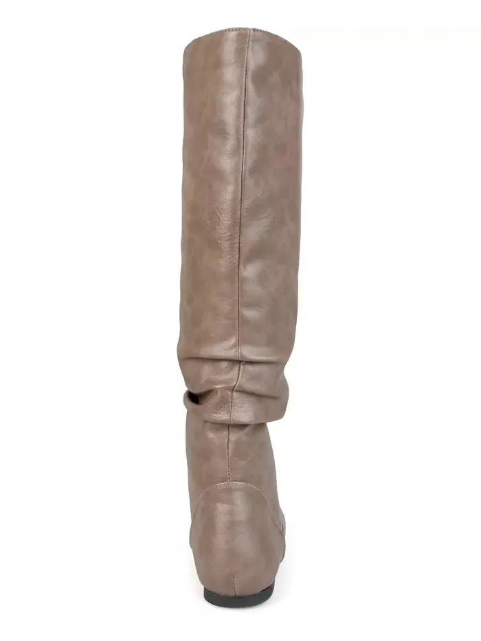 Женские сапоги Jayne Wide Calf Slouchy выше колена Journee Collection — изображение 9 из 10, черный
