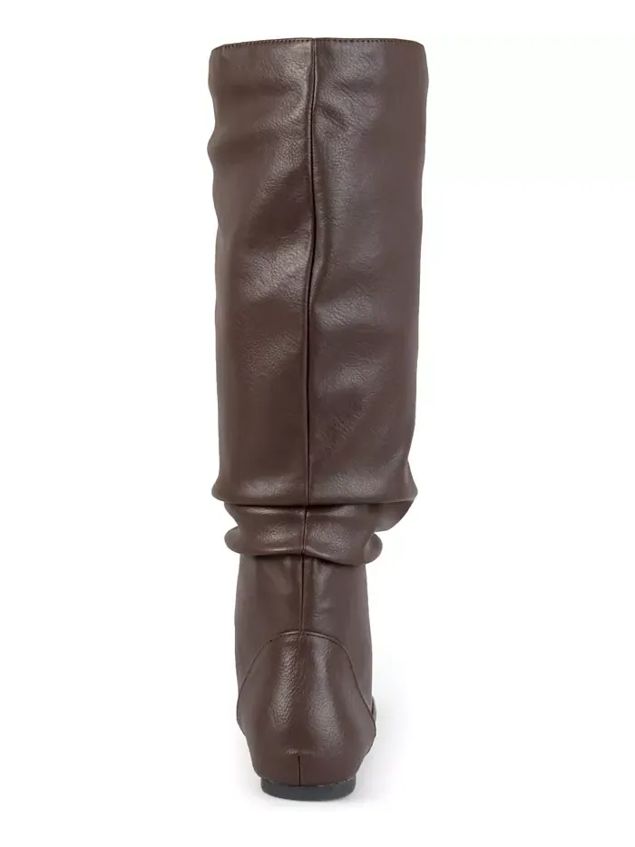 Женские сапоги Jayne Wide Calf Slouchy Knee High Journee Collection — изображение 3 из 5, коричневый