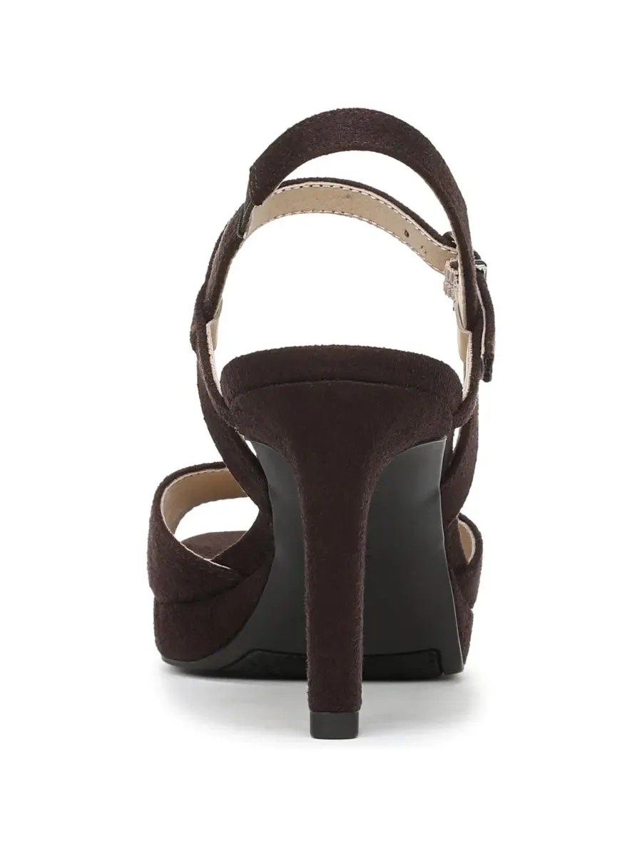 Босоножки на каблуке с ремешками Gwendolyn LifeStride, Dark Chocolate Microsuede — изображение 3 из 5