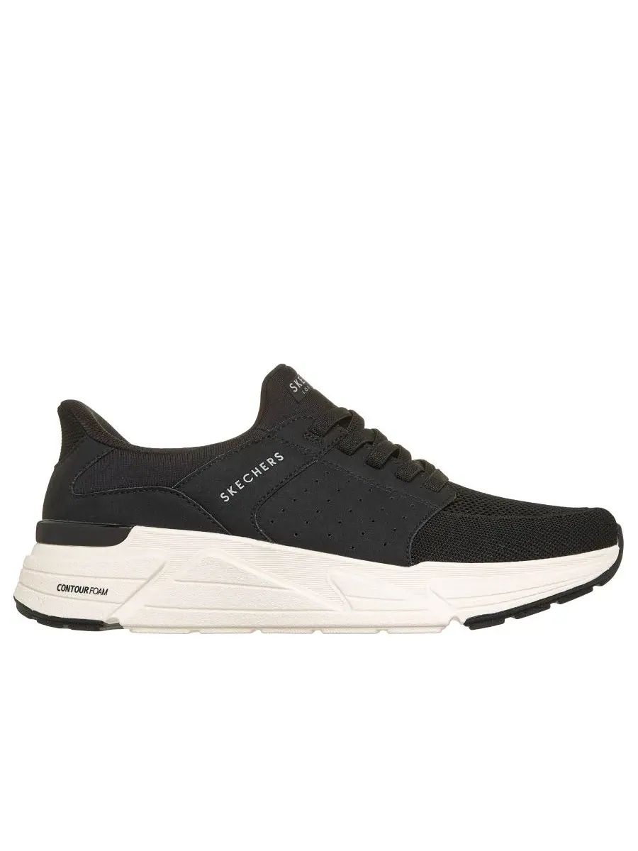 Мужские слипоны: Rovino Lite - Трикотажные повседневные кроссовки от Finish Line Skechers — изображение 2 из 6, черный